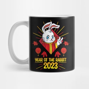 Good Luck Zodiac Happy Chinese New Year of the Rabbit Mug